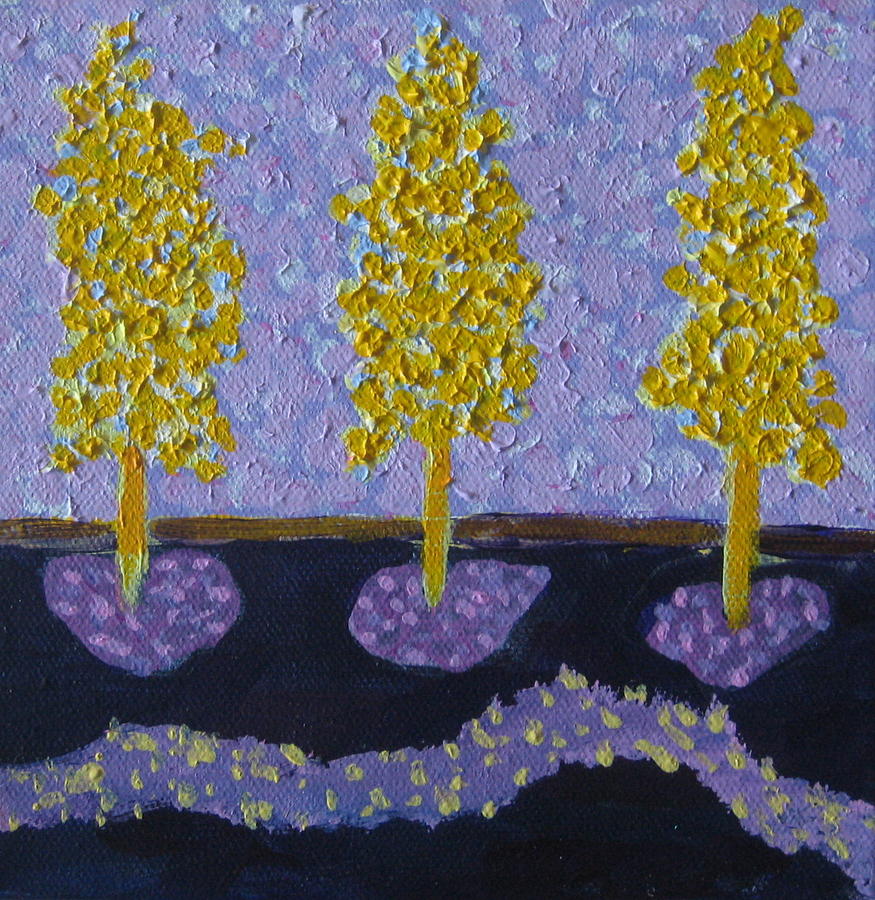 Those Trees I Alway See 16 Painting by Edy Ottesen