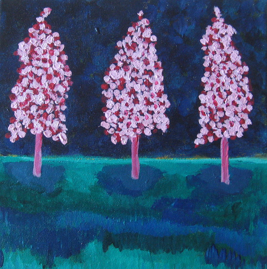 Those Trees I Always See 19 Painting by Edy Ottesen