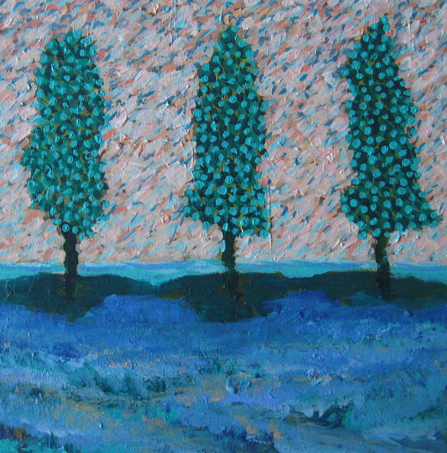 Those Trees I Always See #7 Painting by Edy Ottesen