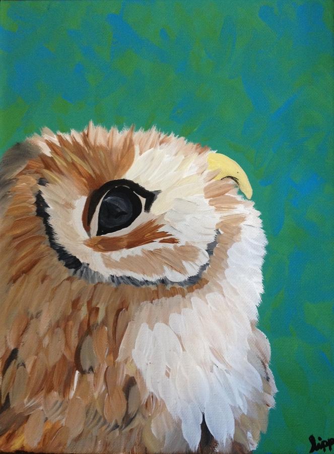 Thoughtful Owl Painting by Hilary Pilzer - Fine Art America