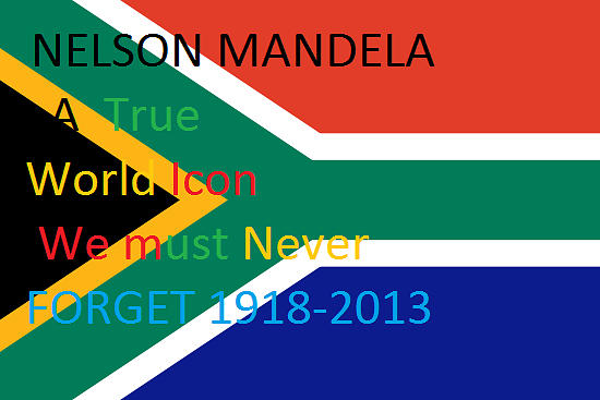 Nelson Mandela Photograph - Thoughts on A WORLD Icon by Aaron Martens