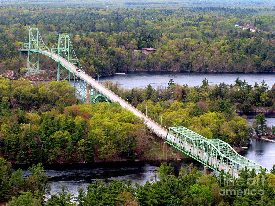 Thousand Islands International Bridge Photograph by Olivier Le Queinec