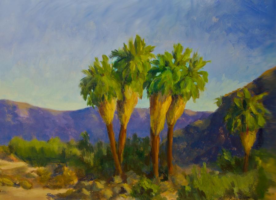 Thousand Palms Preserve 2 Painting by Maria Hunt