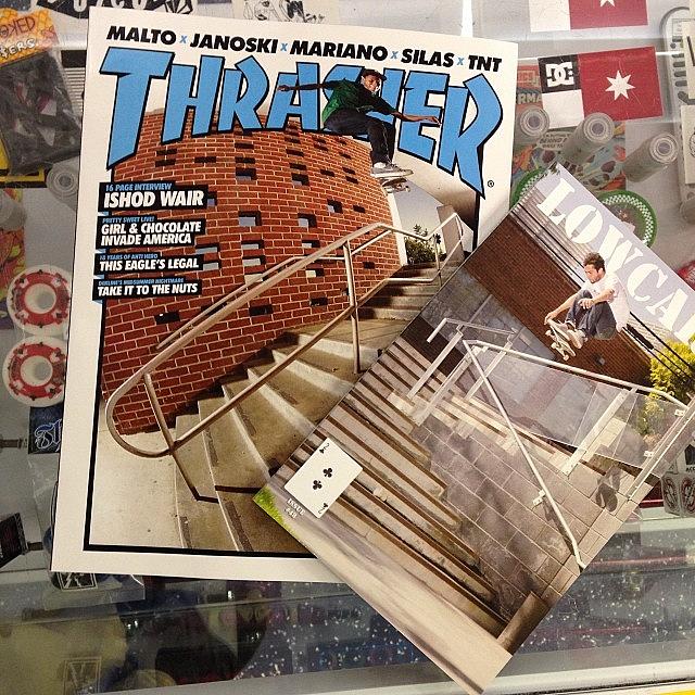 Skateboarding Photograph - @thrashermag And @lowcardmag In Store by Creative Skate Store
