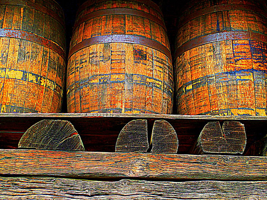 Three Barrels Photograph by Randall Weidner