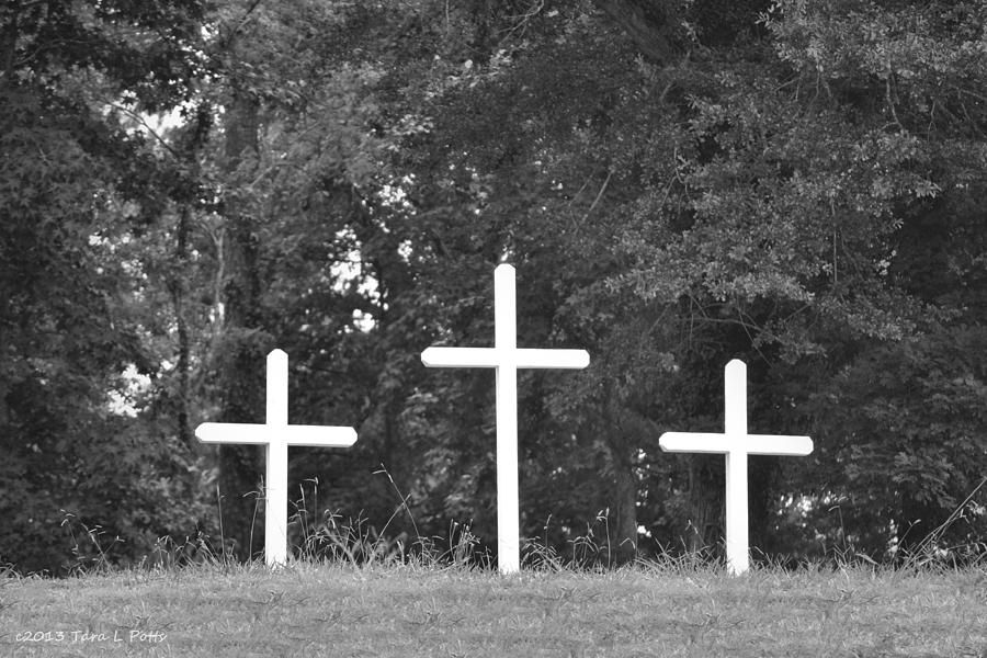 Three Crosses Photograph by Tara Potts