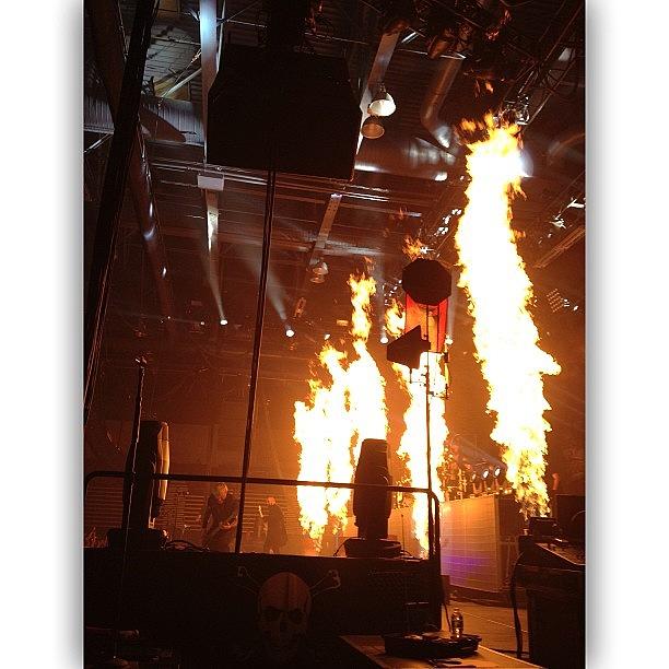 Three Days Grace Side Stage. Temp Post Photograph by IKON Pennie