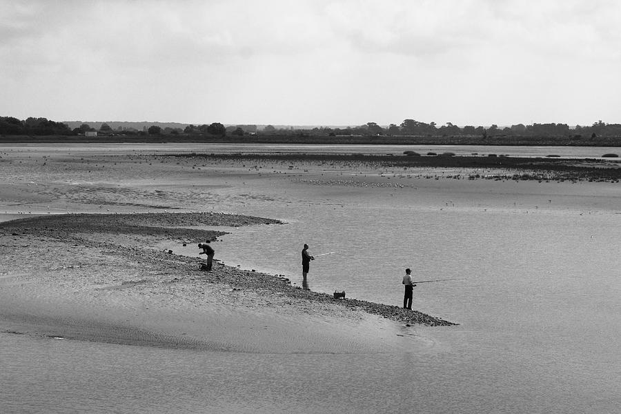 Fishermen On The Somme River, France Photograph by Aidan Moran