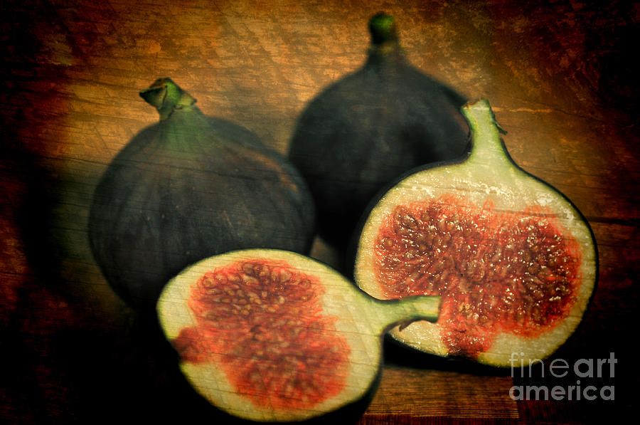 Three Figs Photograph by Steve Purnell