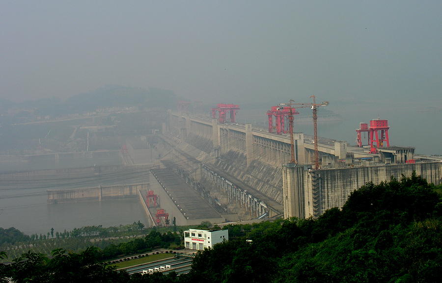 Three Gorges Dam - Sandouping - China Photograph by Jacqueline M Lewis