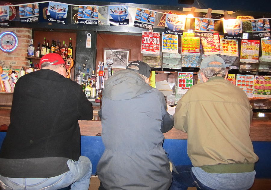 Three Guys In A Bar Photograph