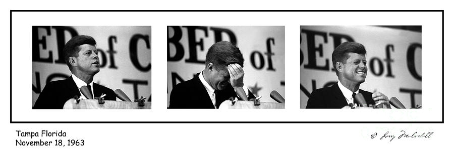 Three Images of John F. Kennedy 1963 Photograph by Larry Mulvehill