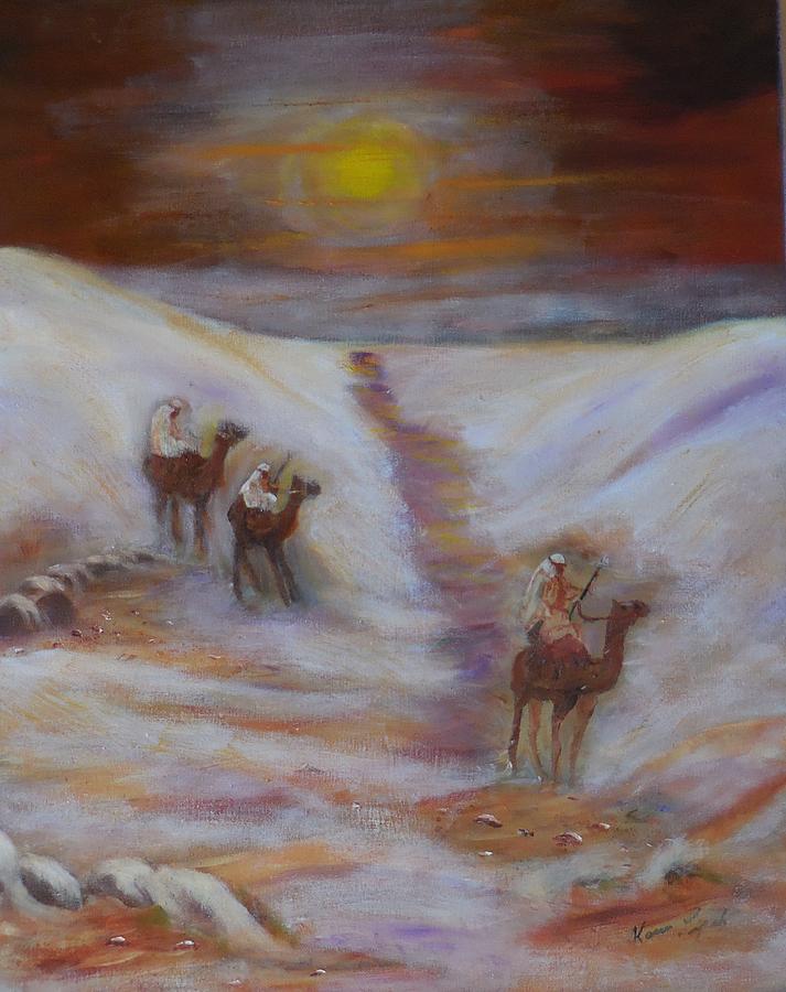 Three Kings Painting by Karen Lipek | Fine Art America