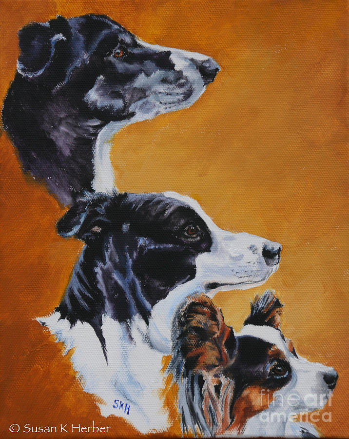 Three Kings Painting by Susan Herber
