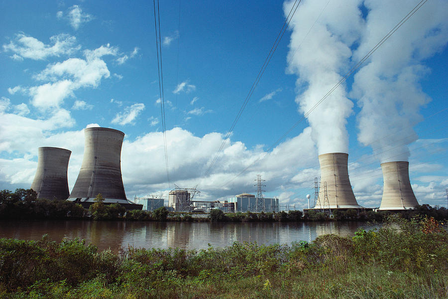 Three Mile Island Photograph by Theodore Clutter