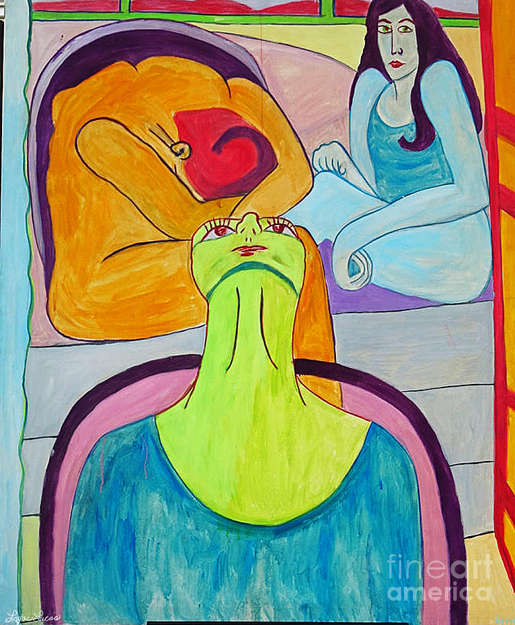 Three Moods Painting by Lyric Lucas