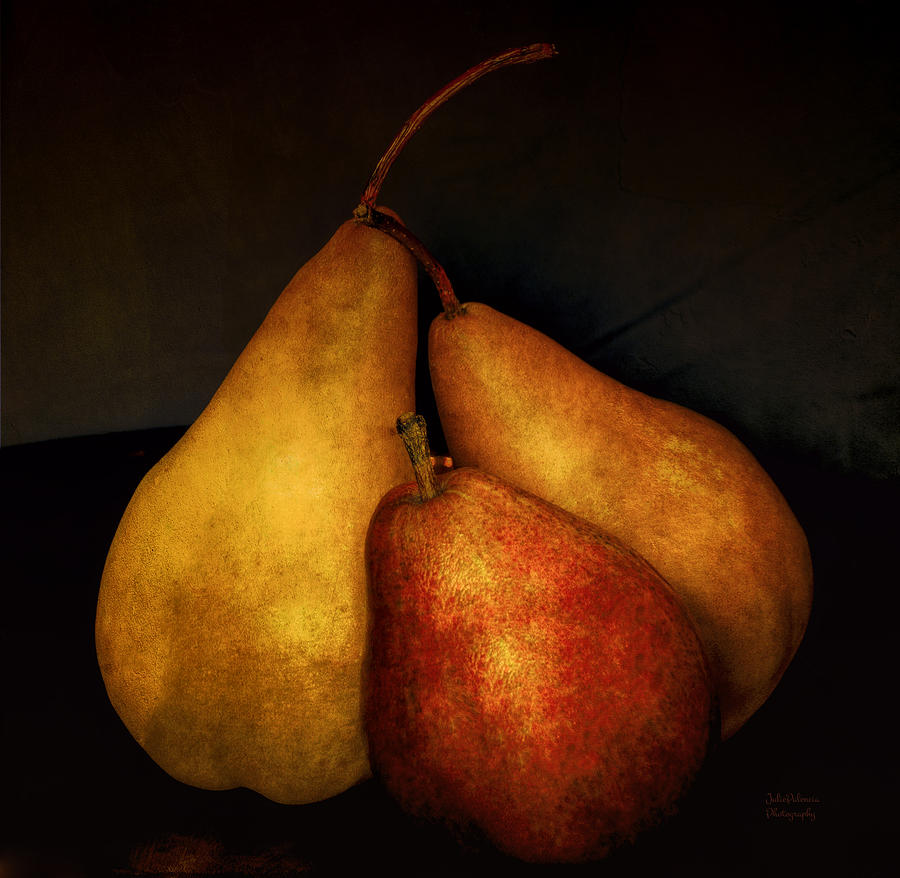 Three Pears Photograph by Julie Palencia