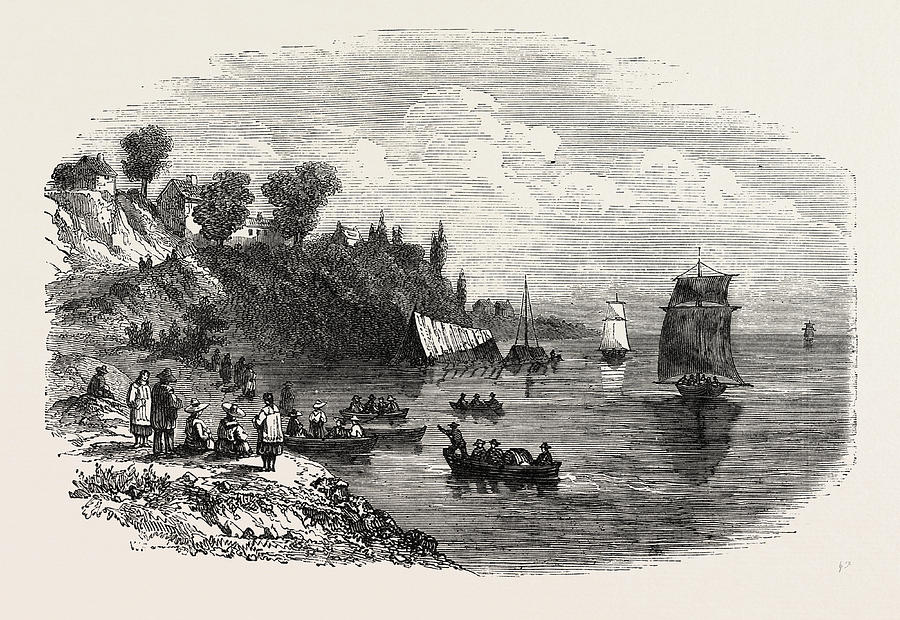 Three Rivers, 1870s Engraving Drawing by English School - Fine Art America