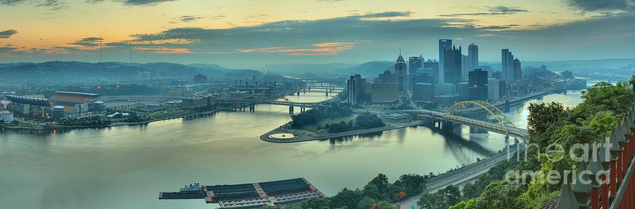 Three Rivers Morning Photograph by Adam Jewell