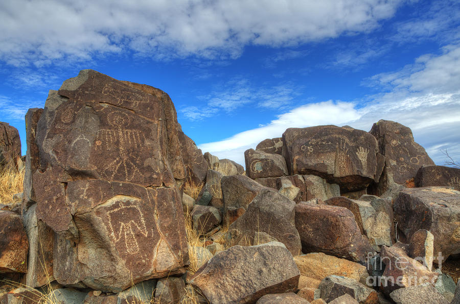 Three Rivers Petroglyphs 2 Photograph by Bob Christopher