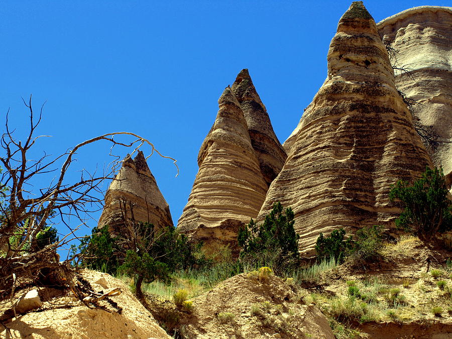 Tent Rocks Photograph - Three Sisters by Barbara Dolny-Bombar Tent Rocks Photograph - Three Sisters by Barbara Dolny-Bombar