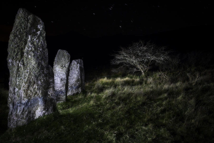 Three standing stones Photograph by Dirk Ercken