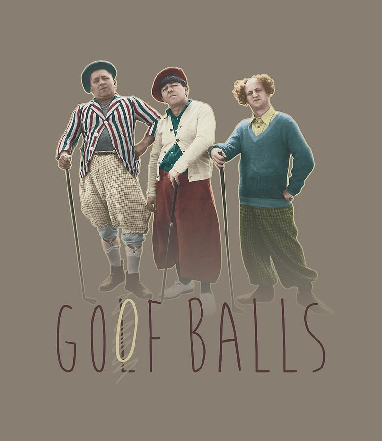 The Three Stooges Digital Art - Three Stooges - Goof Balls by Brand A