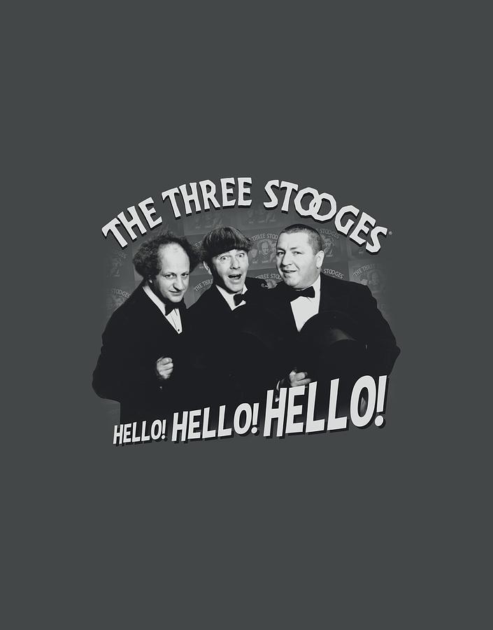 The Three Stooges Digital Art - Three Stooges - Hello Again by Brand A