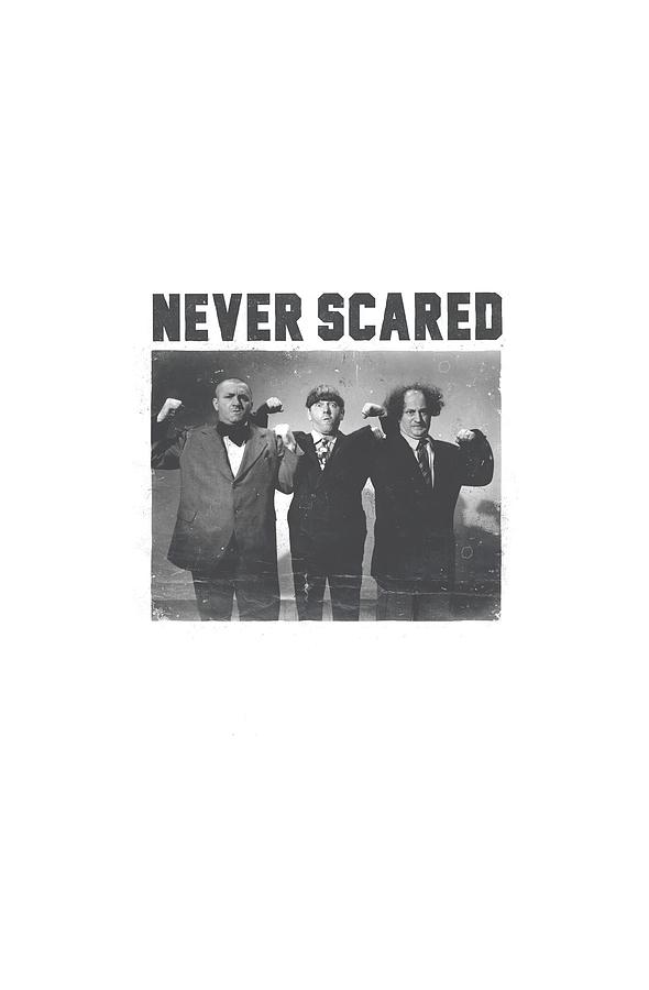 The Three Stooges Digital Art - Three Stooges - Never Scared by Brand A