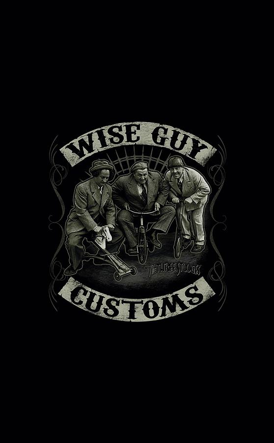 The Three Stooges Digital Art - Three Stooges - Wise Guy Customs by Brand A
