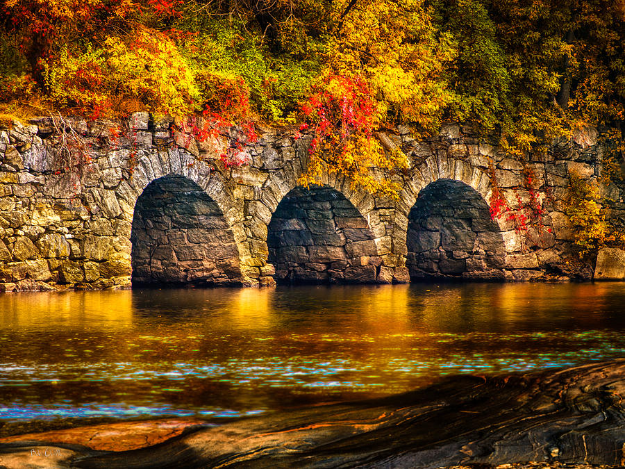 Fall Photograph - Three Tunnels by Bob Orsillo