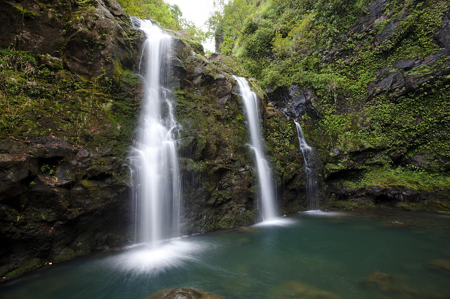 Three Waikani Falls II Photograph by Jenna Szerlag