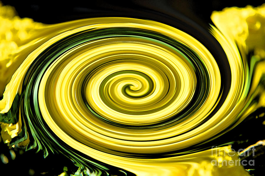 Abstract Photograph - Three Way Twirl by Tina M Wenger