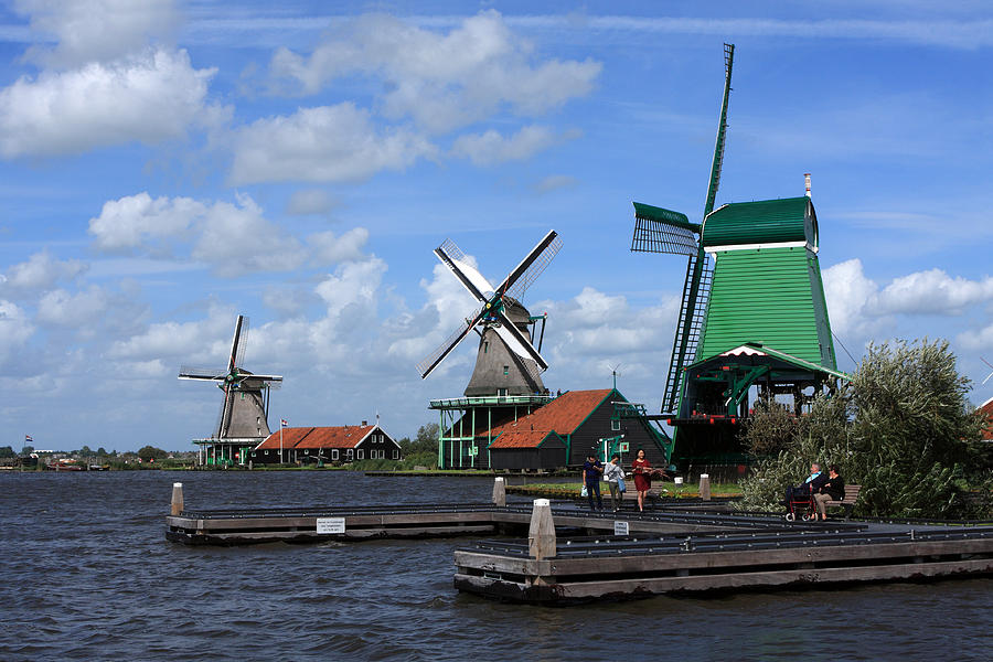 Zaanse Schans Windmills, Amsterdam, The Netherlands Photograph by Aidan Moran