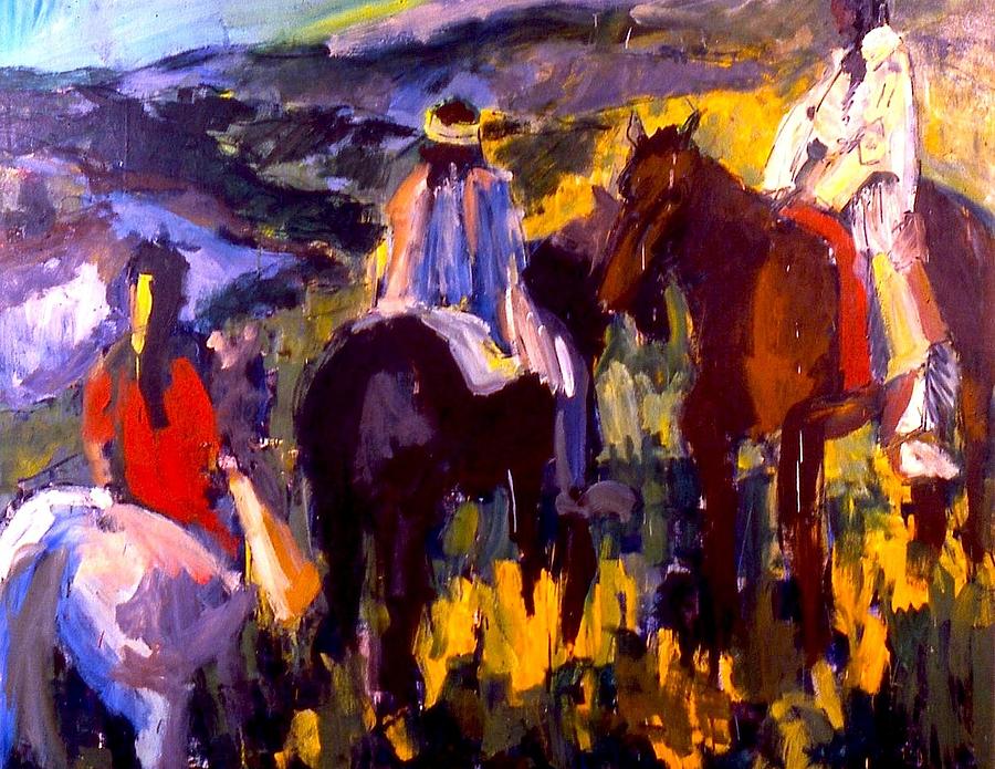 Three Wise Men Painting by Les Leffingwell