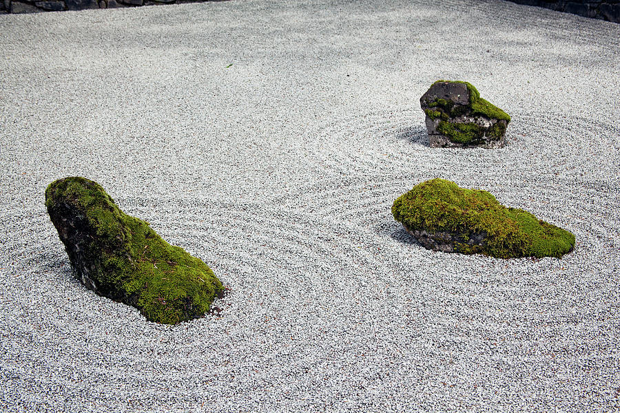 Three Zen Stones Photograph by Keithszafranski