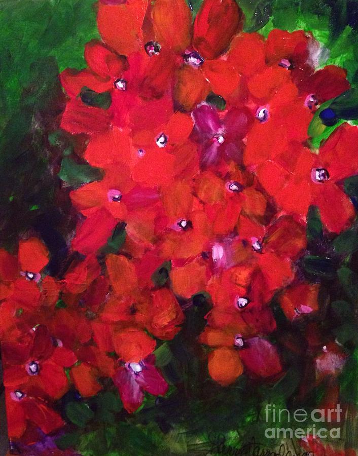 Flower Painting - Thriving To Be Noticed by Sherry Harradence