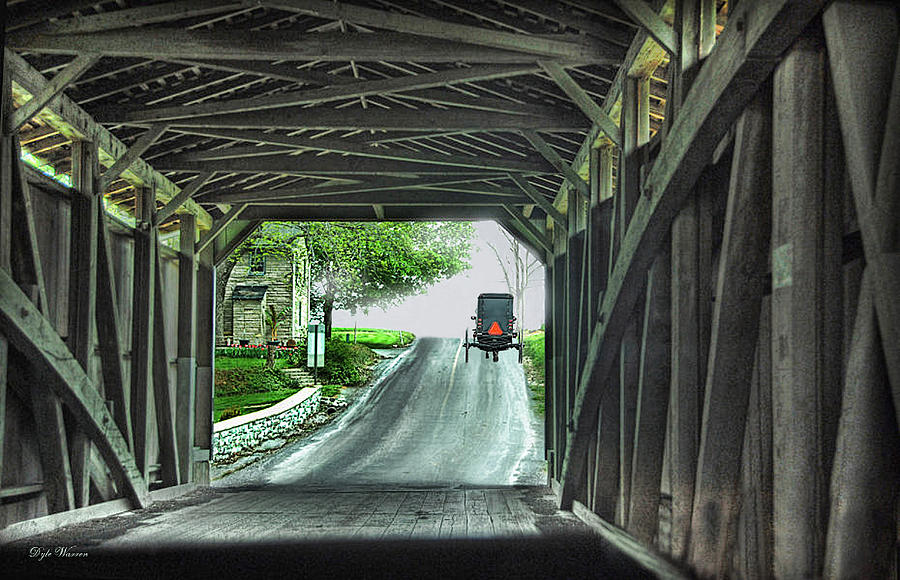 Through a Covered Bridge Photograph by Dyle   Warren