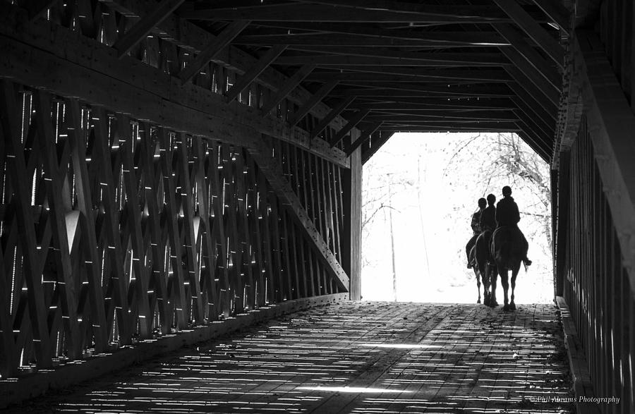 Through a Covered Bridge Photograph by Phil Abrams