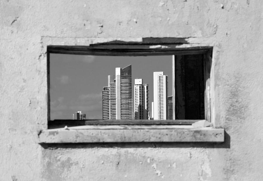 Architecture Photograph - Through a window by Ivan SABO