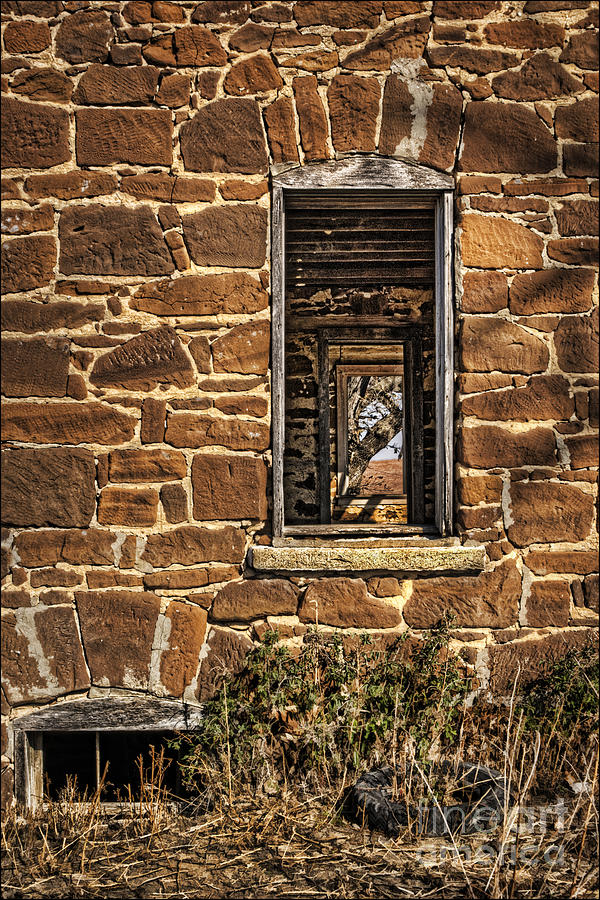 Architecture Photograph - Through Doors and Windows - Abandoned House by Nikolyn McDonald