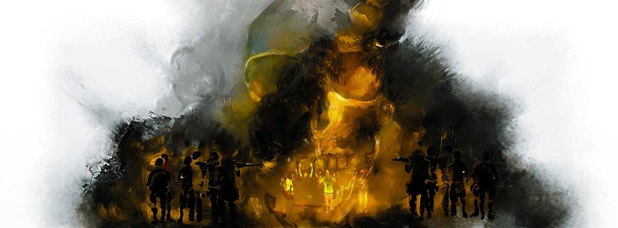 Through the Fire  Digital Art by Howard Barry