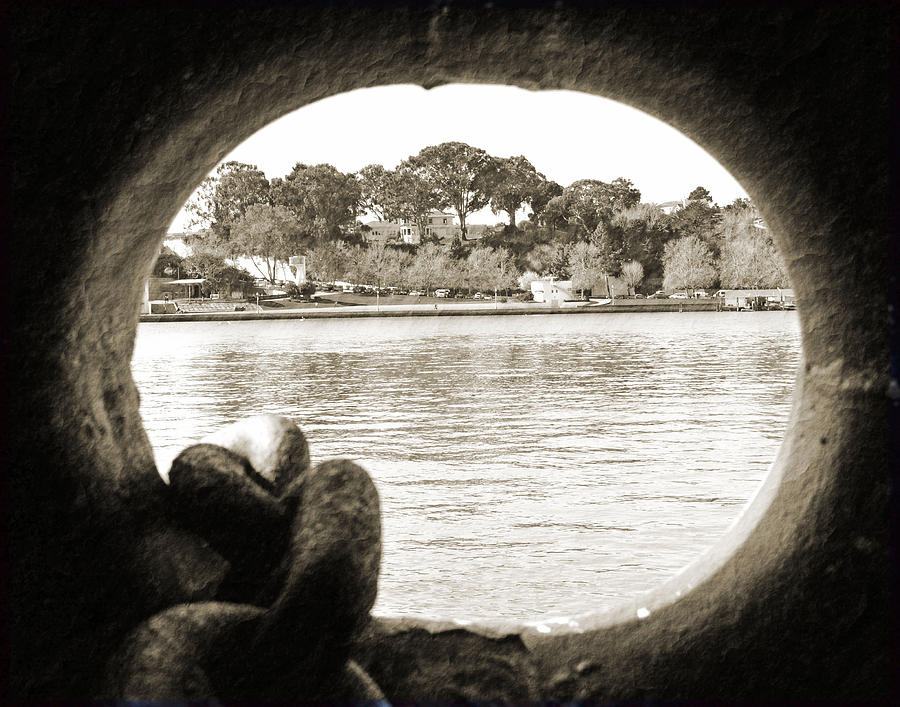 Through The Porthole Photograph by Holly Blunkall