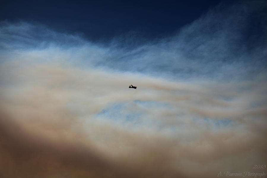Through the Smoke Photograph by Aaron Burrows