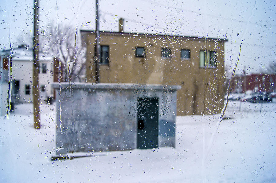Through the train window Photograph by Arkady Kunysz