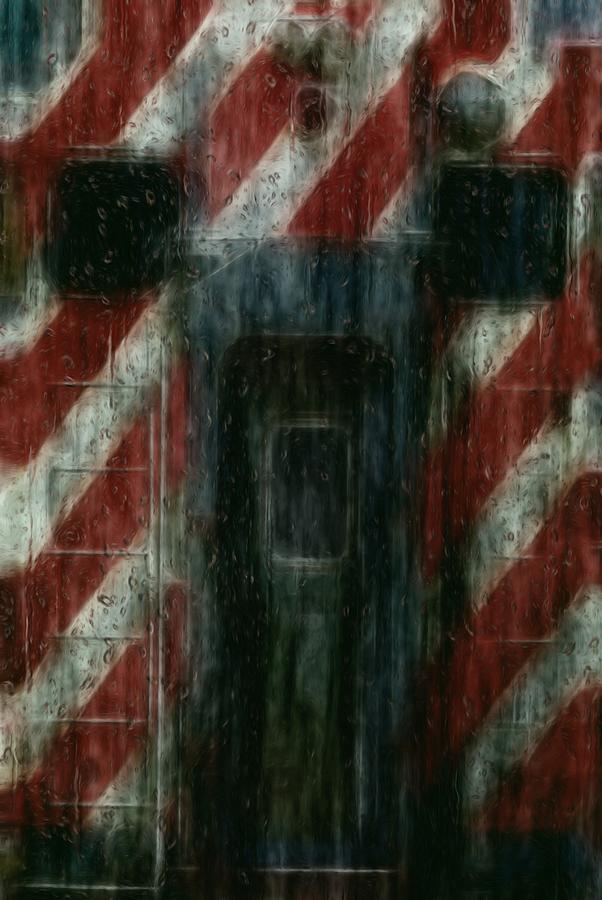 Abstract Photograph - Through The Window On A Rainy Day In May by Jack Zulli