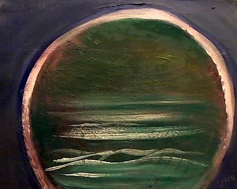 Thru The Porthole A Dream Painting by Gregory Dallum