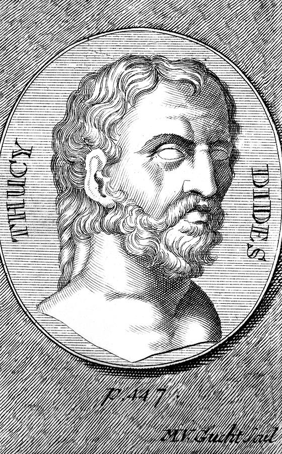 Thucydides (471 - 402 Bc) Greek Drawing by Mary Evans Picture Library ...