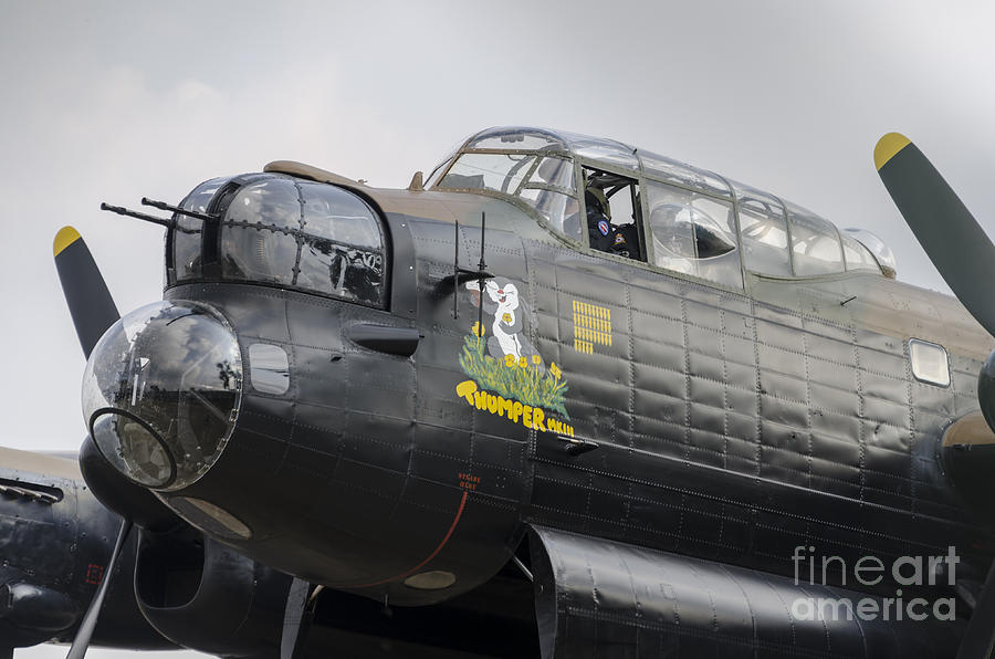 Airplane Photograph - Thumper and the Lancaster by Steev Stamford