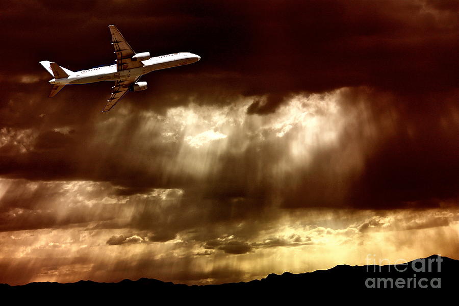 Thunder Plane Photograph by Michael Cinnamond